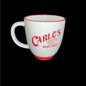 Carlo’s Bake Shop Ceramic White & Red Mug-Cake Boss-Buddy Valastro‎